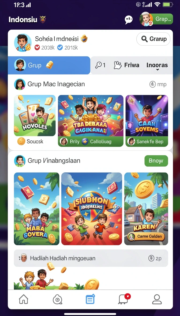 Galeri pratinjau visual hagowin build APK resmi terbaru